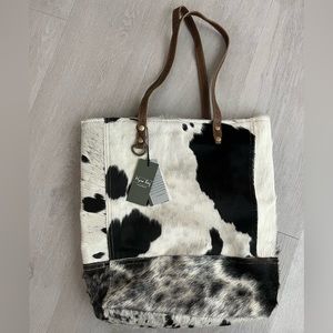 cowhide myra bag